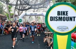 Serunya Savana Duathlon di Hutan Cagar Biosfer Dunia