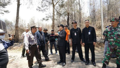 Atasi Kebakaran Hutan Ijen, Bupati Banyuwangi Minta Bantuan Helikopter Pengeboman Air BNPB