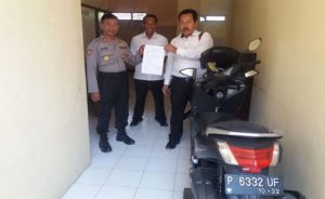 Motor Hasil Curian Ditemukan di Tengah Sawah