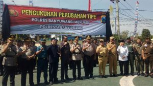 Polres Banyuwangi Resmi Naik Tipe Menjadi Polresta