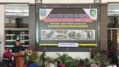 Kecamatan Genteng Jadi Kandidat Kecamatan Terbaik se-Jawa Timur