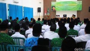 Hadiri Pelantikan Persatuan Guru NU, Bupati Banyuwangi Titip Pesan Ini