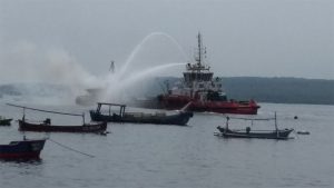 KM Victori Utama Terbakar di Pelabuhan Tanjungwangi, Losses Reach Rp 2 M