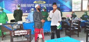 Gelar Rapid Test untuk Santri dan Wali Santri