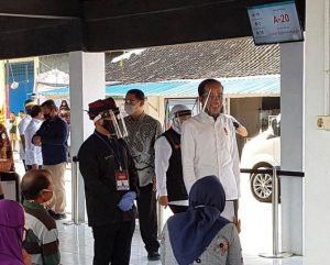Terintegrasi dengan Pasar, Jokowi Cek Pasar Pelayanan Publik Banyuwangi