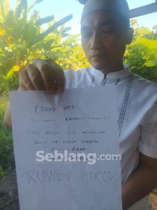 Ustaz in Banyuwangi Terrorized, Because of the Change of Management Plan for Takmir Musala