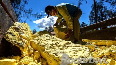 Mereka yang Mengais Rezeki dari Gunung Berapi