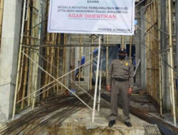 Construction of Attaubah Warohmah Mosque in Songgon Village, Banyuwangi, Stopped by Satpol PP