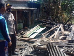 Boil Vegetable Bamboo Shoots With Furnace, Grandma's House in Temurejo Bangorejo Burns Down