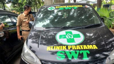 Polsek KP3 Sita Mobil Layanan Rapid Test Antigen Keliling Milik Klinik Pratama SWT