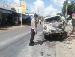 Mobil Suzuki Carry Terbakar di Banyuwangi, Ini Penyebabnya