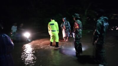 Banjir Landa Kedungringin Muncar, Ketinggian Air Hingga Selutut Orang Dewasa