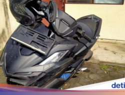 Wanita Banyuwangi Penendang Jambret Dirawat di RS-Motornya Rusak Parah