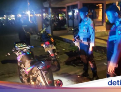 10 Remaja Banyuwangi Terjaring Operasi Balap Liar Dihukum Push Up
