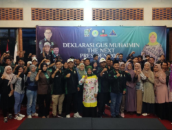 Young Millennials Declaration of Support for Presidential Candidate Gus Muhaimin 2024