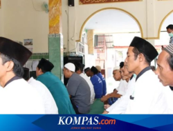 Khusyuknya Warga Binaan Lapas Banyuwangi Gelar Shalat Gaib untuk Korban Gempa Cianjur