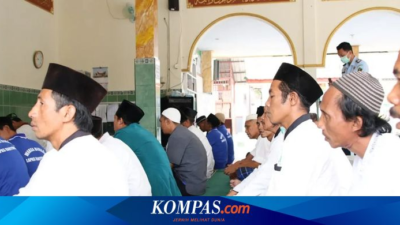 Solemn Residents of Banyuwangi Prison Hold a Magical Prayer for the Victims of the Cianjur Earthquake