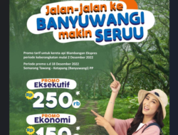 Perkenalkan KA Baru, KAI Berikan Tarif Promo untuk KA Blambangan Ekspres