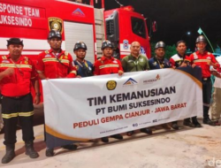 Operator Tambang Emas Banyuwangi Kirim Tim ERT Bantu Korban Gempa Cianjur
