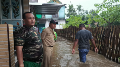 Kota Banyuwangi Dikepung Banjir, Dandim Kerahkan Babinsa