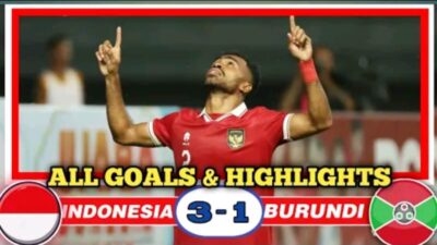 Indonesia Defeats Burundi in FIFA Matchday Game, Final Score 3-1