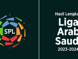 Hasil Lengkap dan Klasemen Liga Arab Saudi 2023-2024