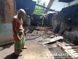 Rumah Kakek Habis Terbakar, Diduga Lupa Mematikan Api di Tungku
