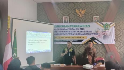 Success! Banyuwangi Ministry of Religion Holds Inclusive Marriage Guidance