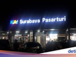 20 Ribu Orang Bepergian Naik KA dari Daop 8 Surabaya di Hari Terakhir 2023