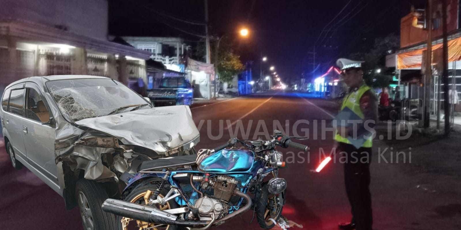 kecelakaan-mobil-avanza-dan-gl-max-di-siliragung,-satu-orang-alami-patah-tulang