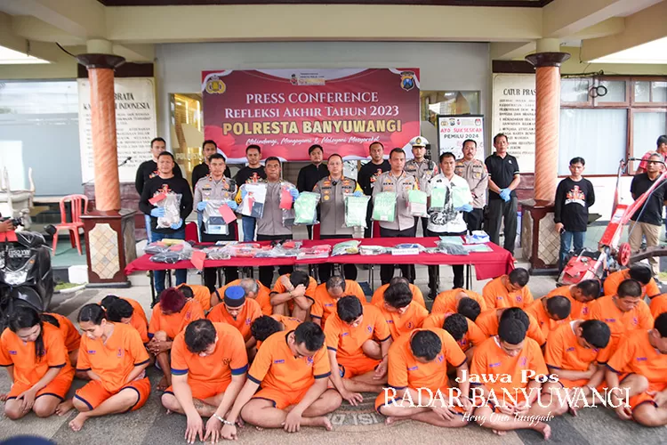 polresta-banyuwangi-ungkap-1.376-kasus-sepanjang-2023,-didominasi-pencurian