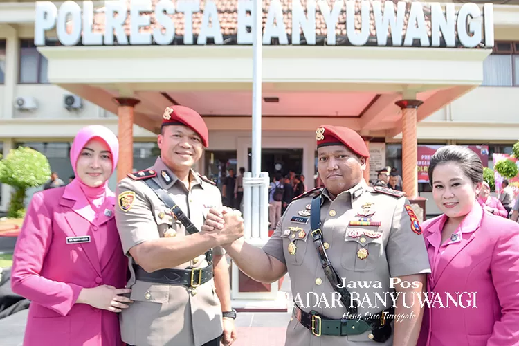 sertijab-enam-perwira,-kompol-andrew-vega-jabat-kasatreskrim-polresta-banyuwangi