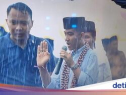 Gibran Sapa Warga Jember di Tengah Guyuran Hujan: Rukun Semuanya