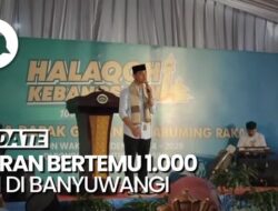 Bertemu 1.000 Kiai di Banyuwangi, Gibran Didoakan Menang Pilpres