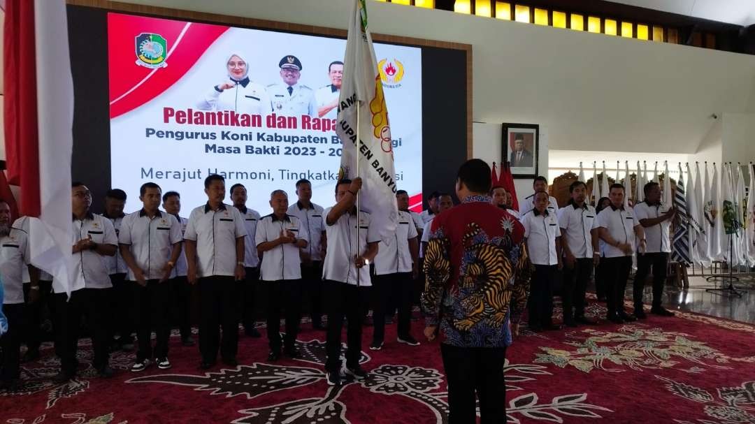 pelantikan-ketua-koni-banyuwangi,-janji-fokus-pembinaan-atlet