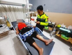 Diduga Mengantuk, Daihatsu Xenia Tabrak Becak di Banyuwangi