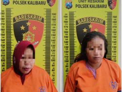 Lima Kali Lakukan Aksi Pencurian, Dua Wanita Asal Situbondo Diringkus Polsek Kalibaru
