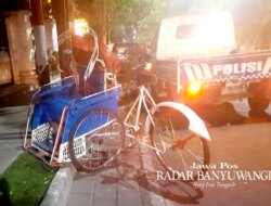 Having fun resting, This pedicab driver in Banyuwangi was struck by Xenia Oleng – Radar Banyuwangi