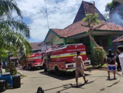 Kantor Desa Kedayunan Kecamatan Kabat Alami Kebakaran