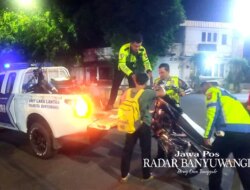 Hendak Gelar Balapan Liar di Pusat Kota Banyuwangi, 7 Sepeda Motor Diangkut Paksa Polisi