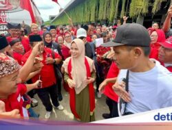 Tiba Di Bandar Udara Banyuwangi, Atikoh Istri Ganjar Disambut Tarian Jejer