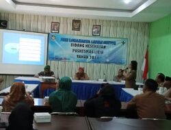 Mini Lokakarya Lintas Sektor Bidang Kesehatan Puskesmas Licin Tahun 2024