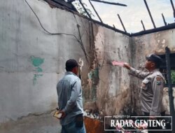 Dapur Rumah Habis Terbakar, Diduga Korsleting Listrik, Kerugian Sekitar Rp 25 Juta
