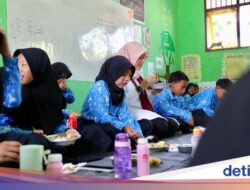 Ajak Warga Sadar Gizi dengan Isi Piringku, Bupati Ipuk Sarapan Bareng Siswa SD