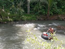 Musim Hujan, Debit Sungai Binau Songgon Banyuwangi Rawan Naik, Pengunjung Wisata Jadi Sepi