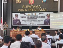 Dibekali VCD, Kemampuan Reserse Polresta Banyuwangi Disegarkan – Radar Banyuwangi