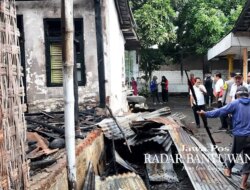 Kabel Listrik Putus Timpa Botol BBM, Rumah Warga Seletreng Situbondo Hangus Terbakar