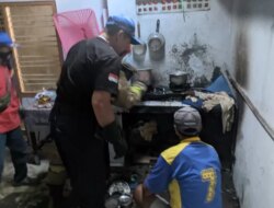 Selang Gas Bocor, Dapur Rumah Warga Kalilo Nyaris Terbakar