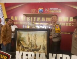 Kapolda Jatim Dihadiahi Lukisan dan Miniatur Perahu – Radar Banyuwangi