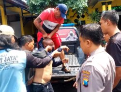 Maling Motor Babak Belur Dihajar Massa, Kabur setelah Mencuri Sepeda Motor di Cluring